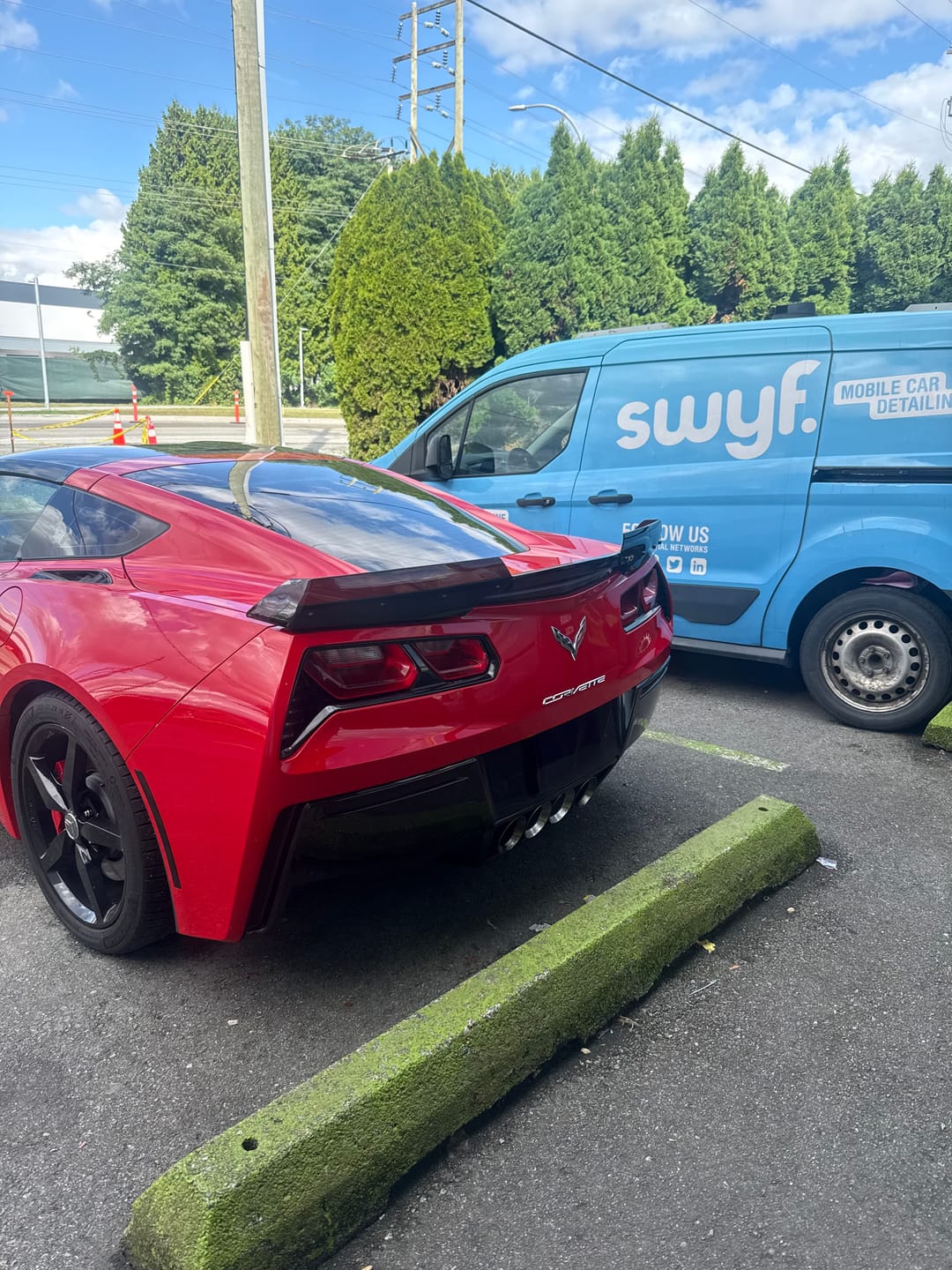 Customer photo review of 2014–2019 Chevrolet Corvette (C7) Rear Wing – Z06 Style