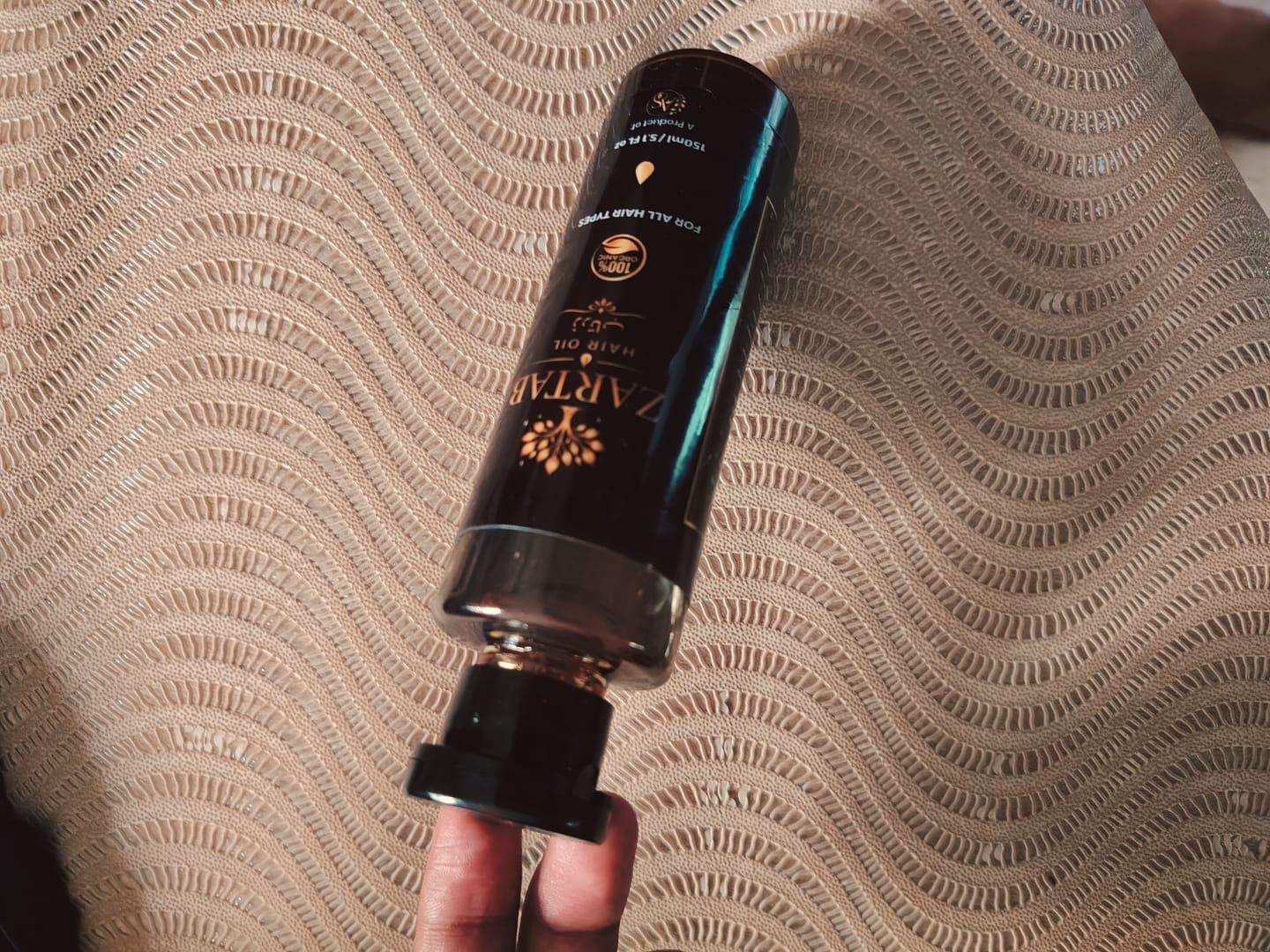 Customer photo review of Zartab Hair Oil (150Ml)
