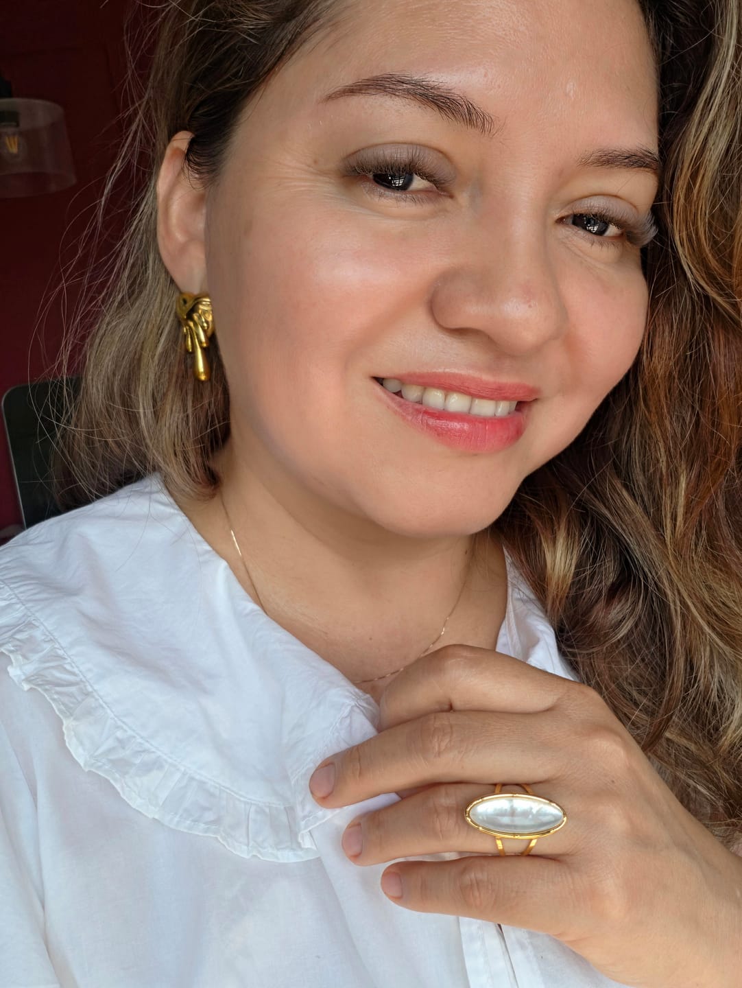 Customer photo review of Anillo Ajustable Gema