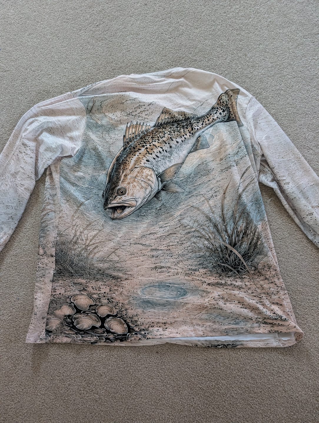 Customer photo review of Performance Fishing Long Sleeve - Sandbar Speckled Trout - RT02