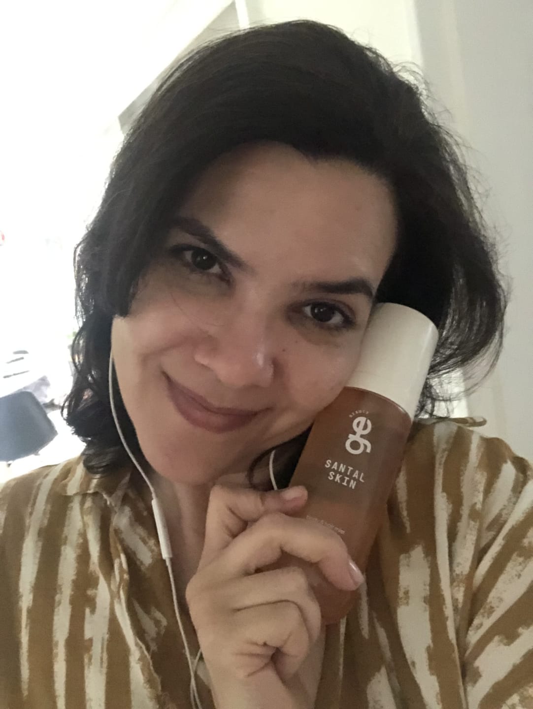 Customer photo review of santal skin | body & hair mist