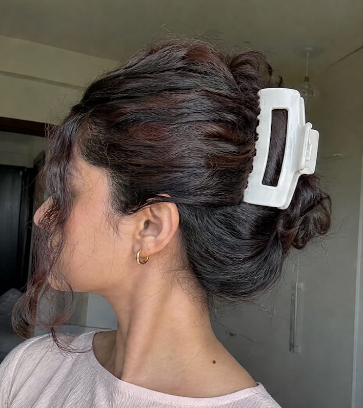 Customer photo review of Cloud Comfort Hair Clip