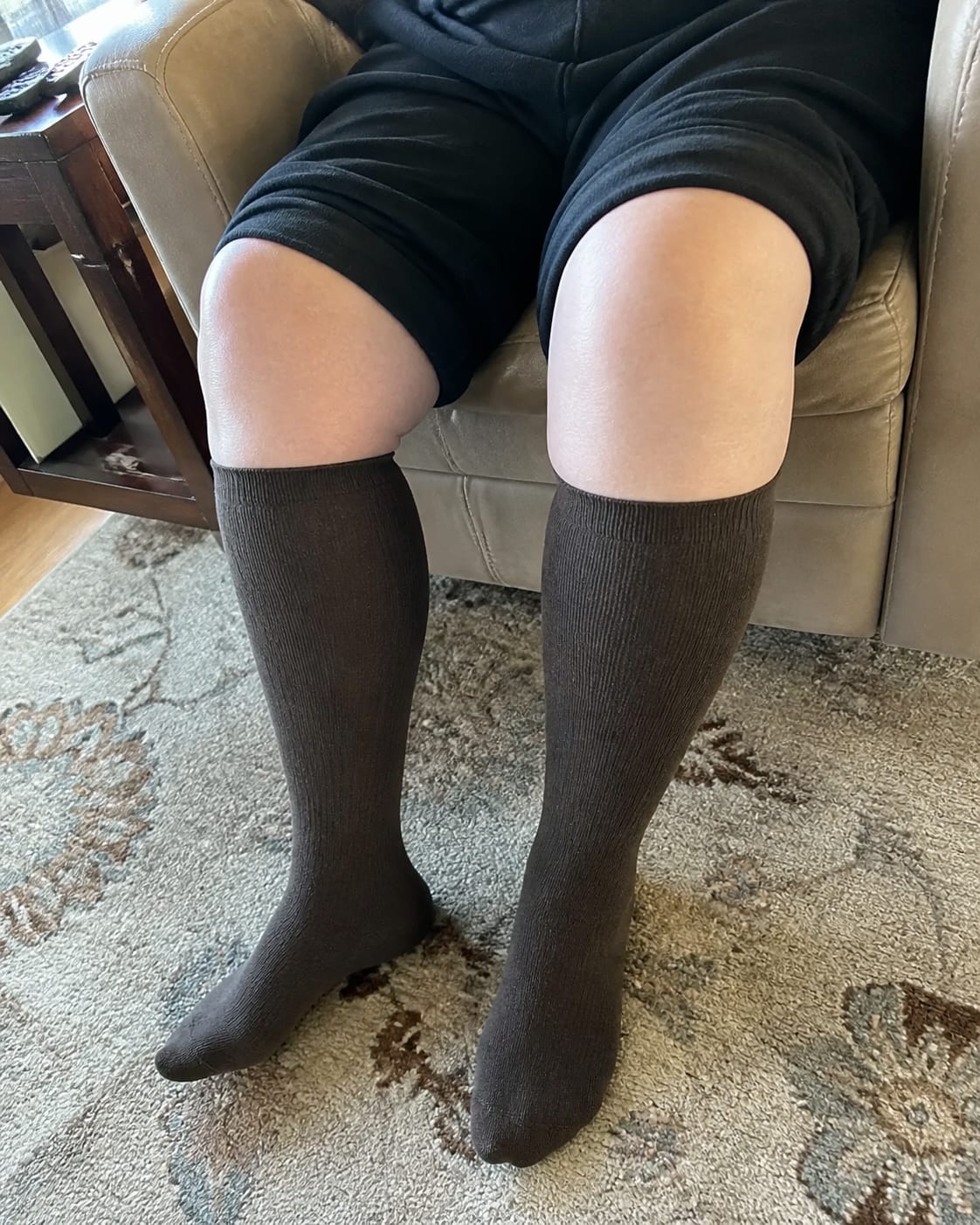 Customer photo review of Original Wide Compression Socks