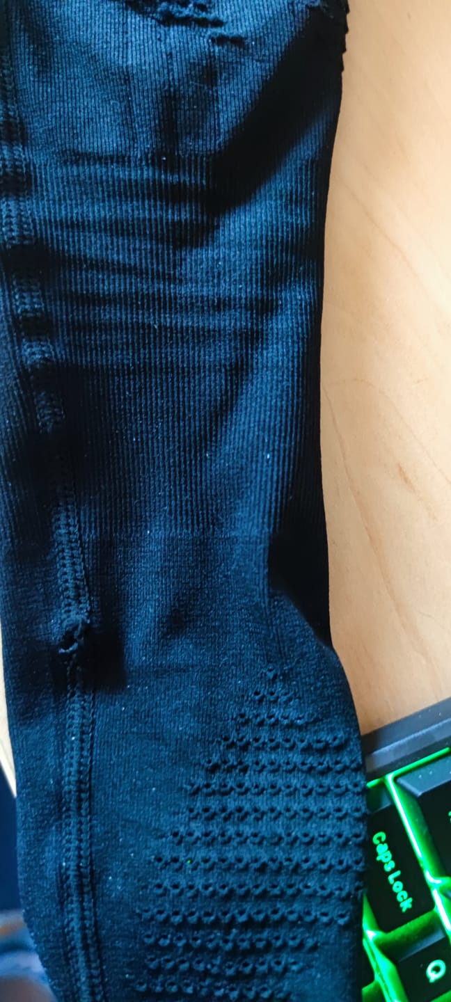 Customer photo review of Manchons de compression pour bras