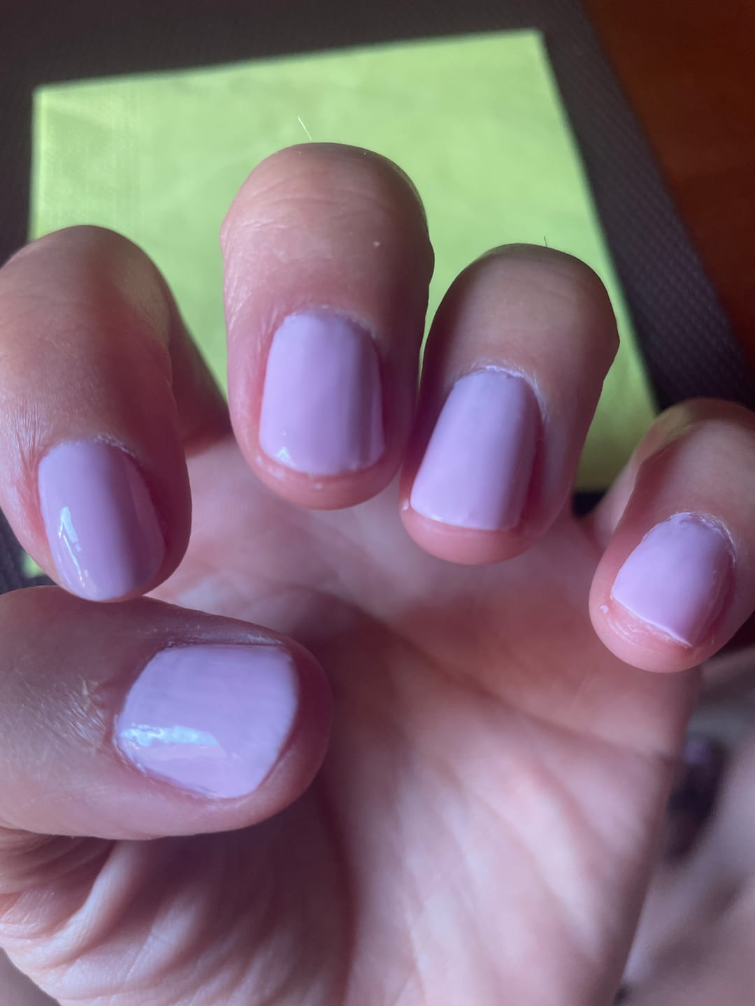 Customer photo review of Base Restructura - 10 ml Trasparente LCI