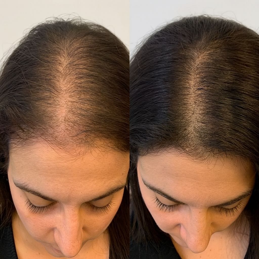 Customer photo review of ערכת צמיחת שיער מחדש