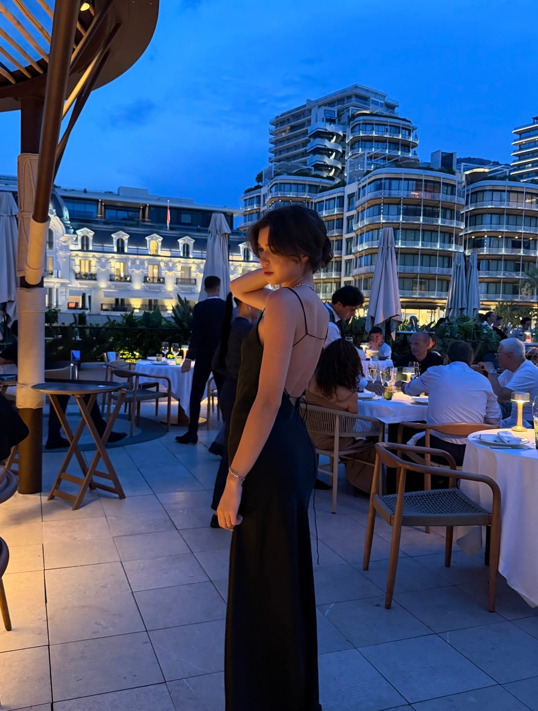 Customer photo review of Lilia dress in Black