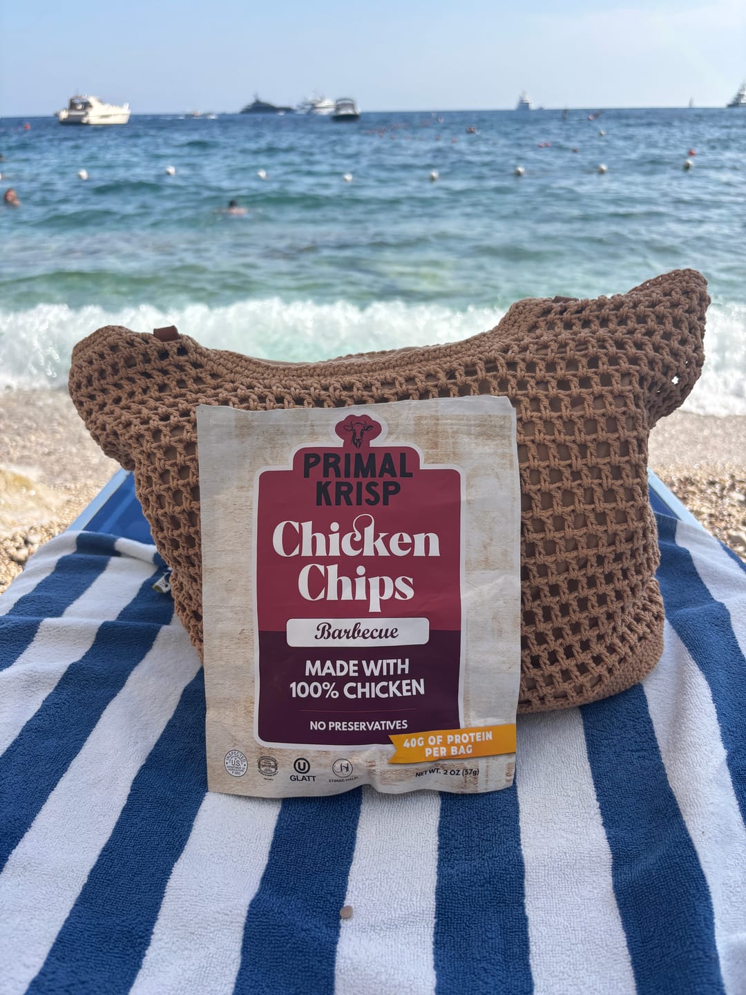 Customer photo review of BBQ CHICKEN (2 oz)