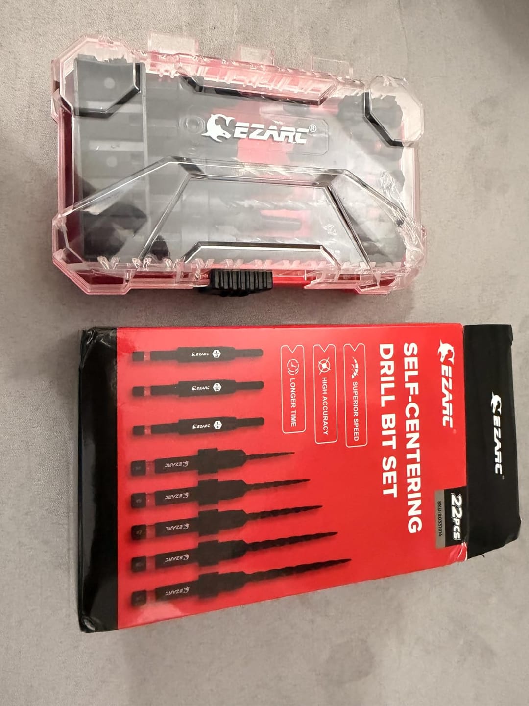 Customer photo review of EZARC 22PCS Countersink Drill Bit & Wood Plug Cutter Set (1/4" Hex Shank)