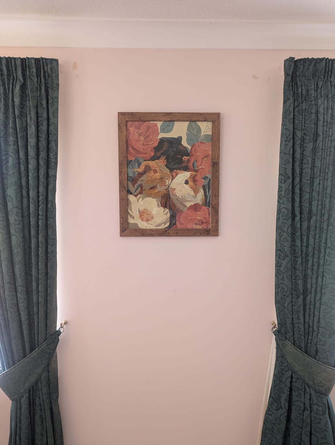 Customer photo review of Guinea Blooms | Paint by Number