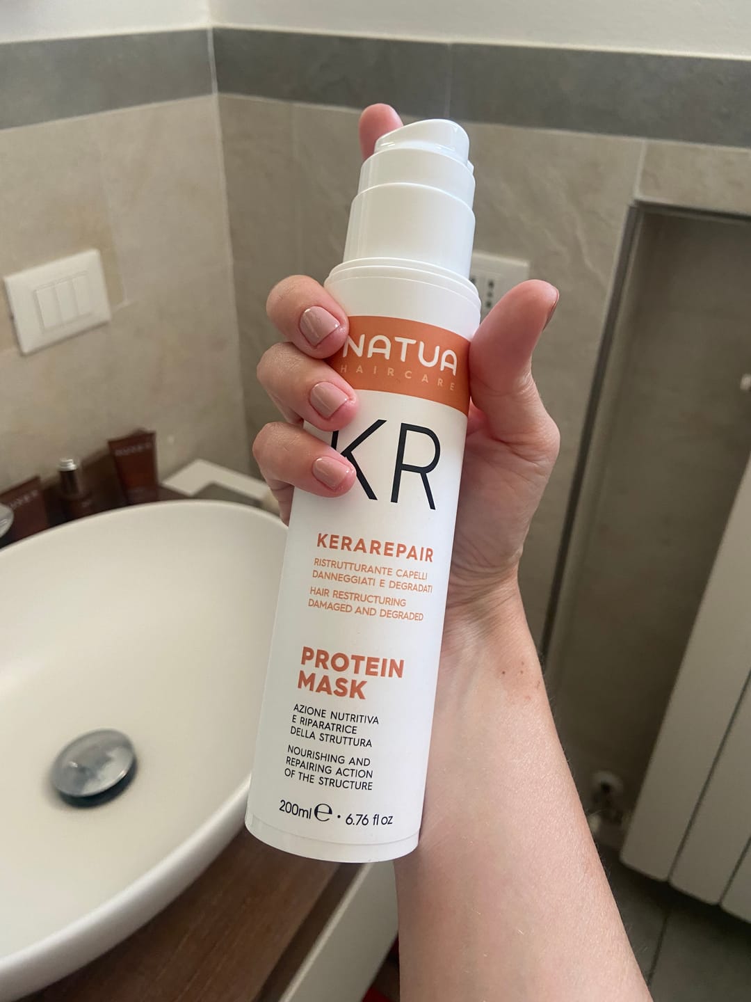 Customer photo review of KR Kera Repair Protein Mask
