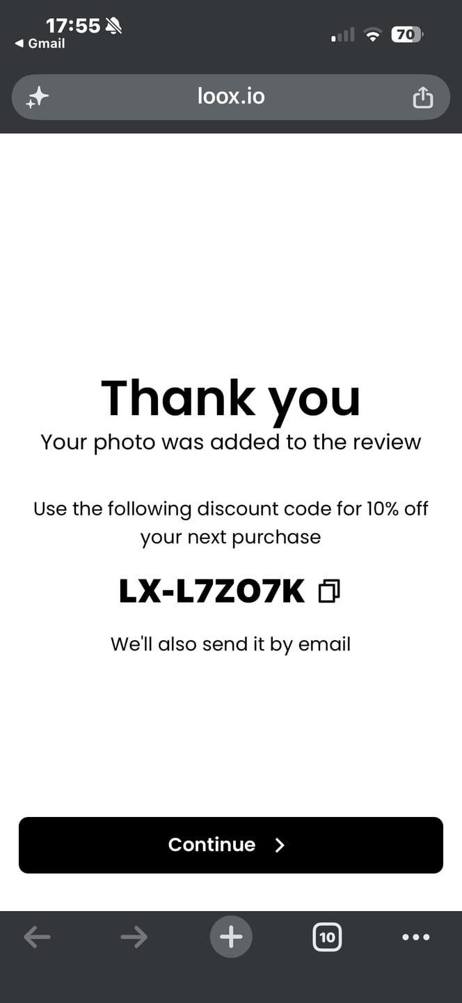 Customer photo review of More is More Lip Gloss