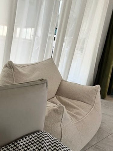 Customer photo review of DODO BEAN BAG - TEDDY FLEECE BEIGE