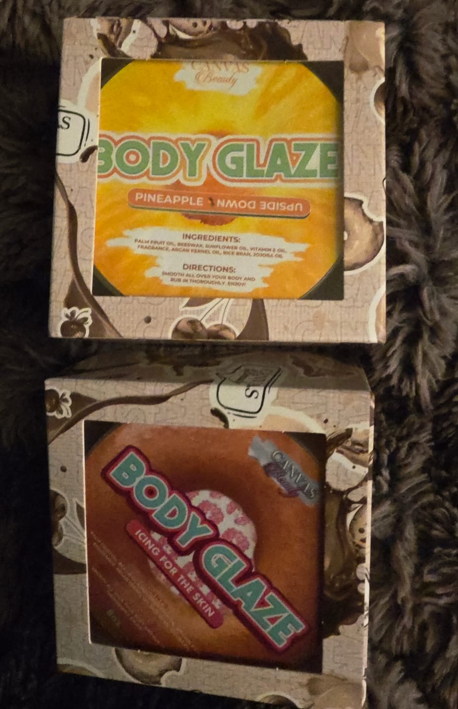 Customer photo review of BODY GLAZE: GLAZED DONUT