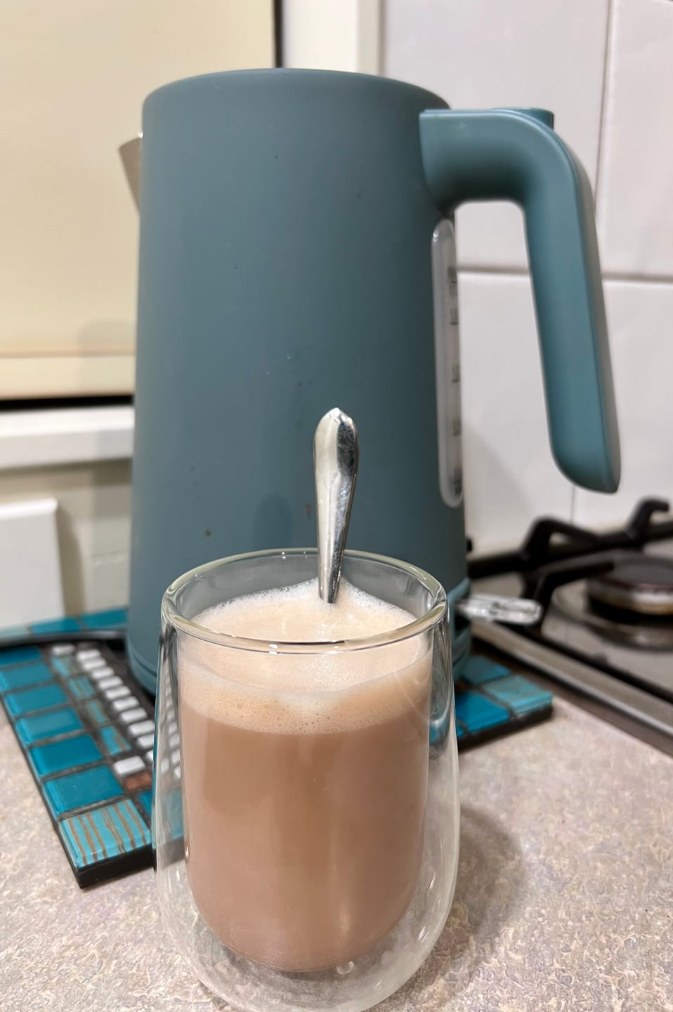 Customer photo review of Chocolate Bone Broth Powder