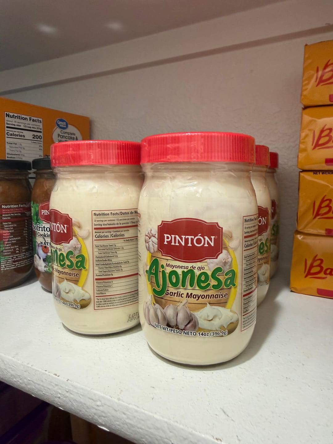 Customer photo review of Pintón Ajonesa Garlic Aioli Mayo – Rich and Creamy Flavor Spread (PACK3)