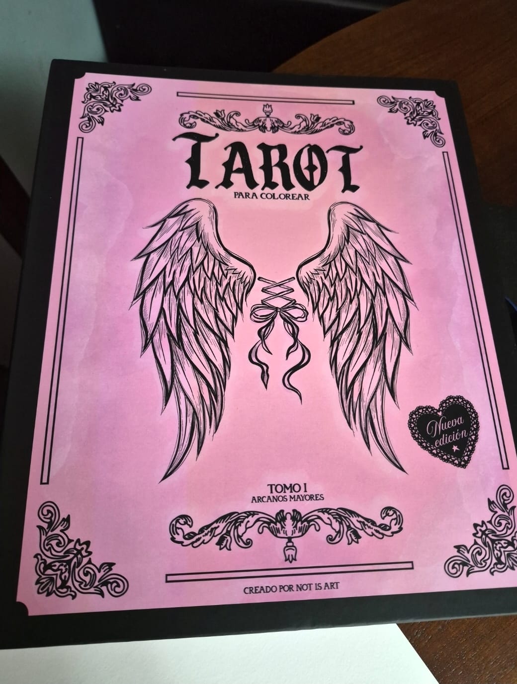 Customer photo review of Tarot Tomo I nueva edición  – Libro para colorear de Arcanos Mayores