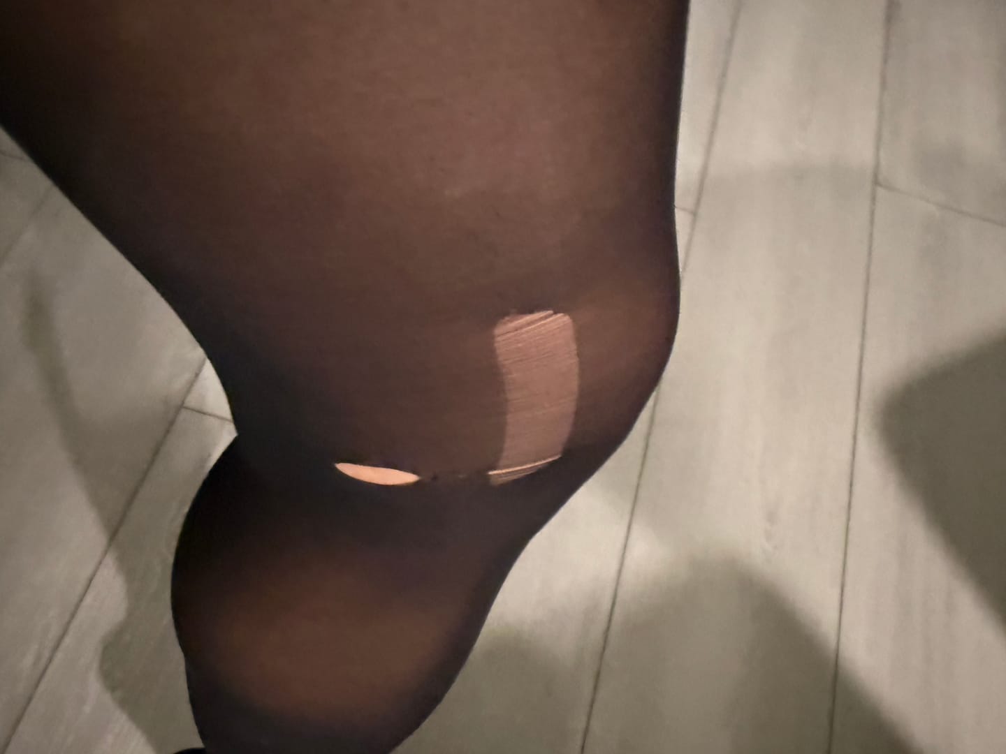 Customer photo review of PLAY -  FREE HUGGING SEAMLESS TIGHTS - SHEER