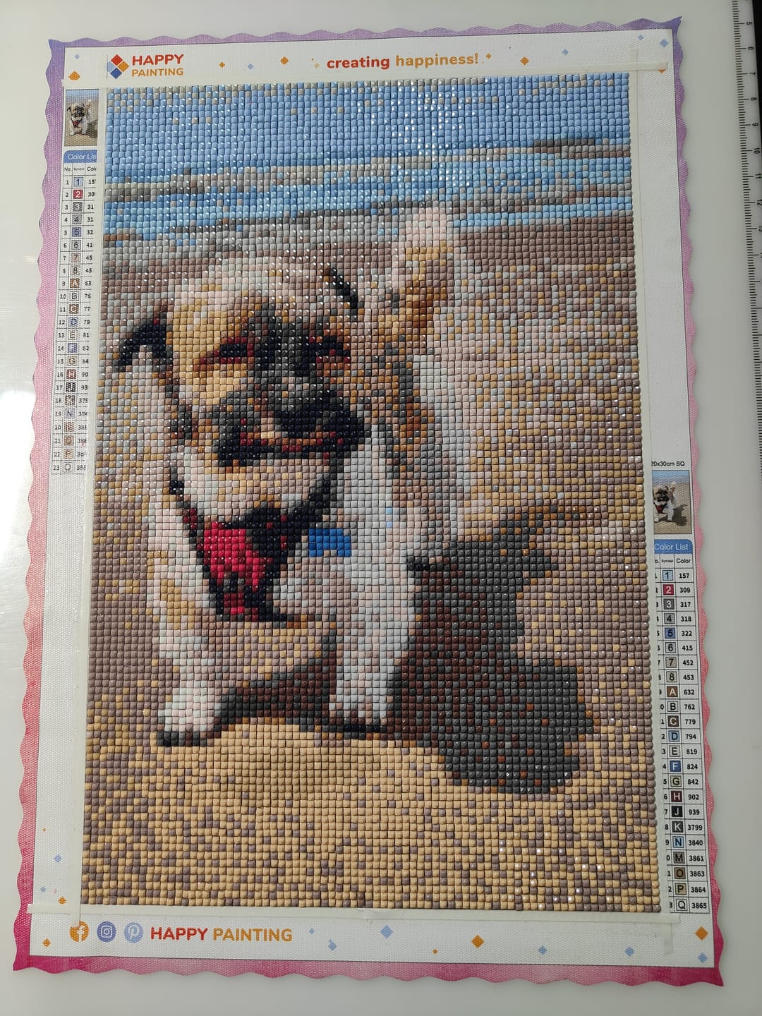 Customer photo review of Eigen Foto Diamond Painting