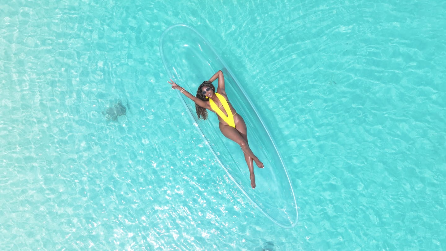 Customer photo review of Zuri One Piece — Yellow