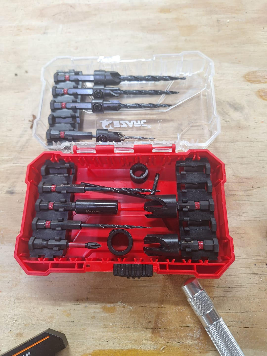 Customer photo review of 15/24PCS Countersink Drill Bit Set with Storage Box