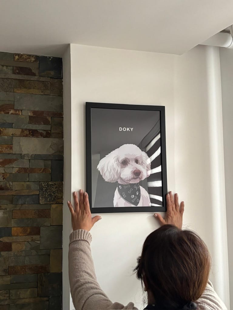 Customer photo review of Retrato Personalizado