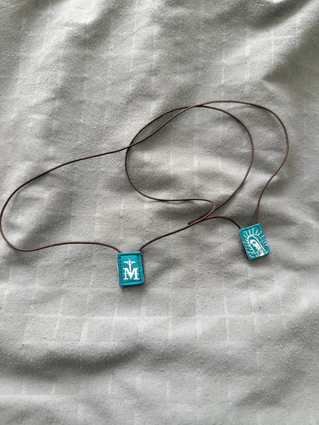 Customer photo review of Guadalupe Mini | Our lady of Guadalupe Premium Brown Scapular