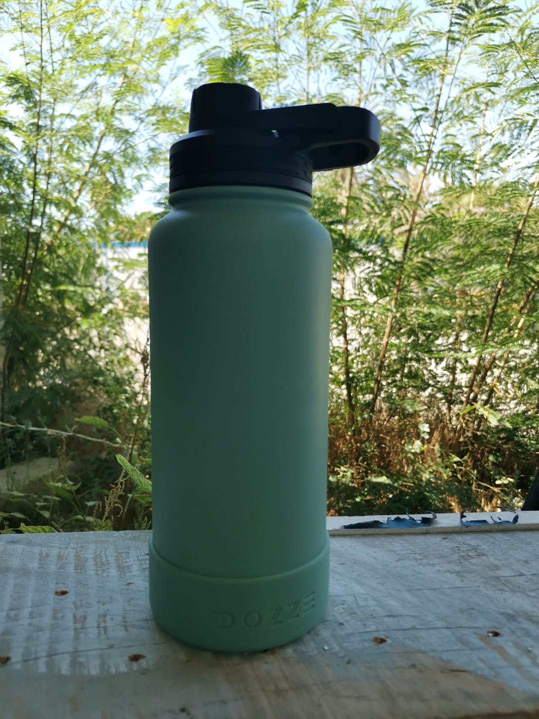 Customer photo review of DOZZE Water Bottle Silicone Boot | Large