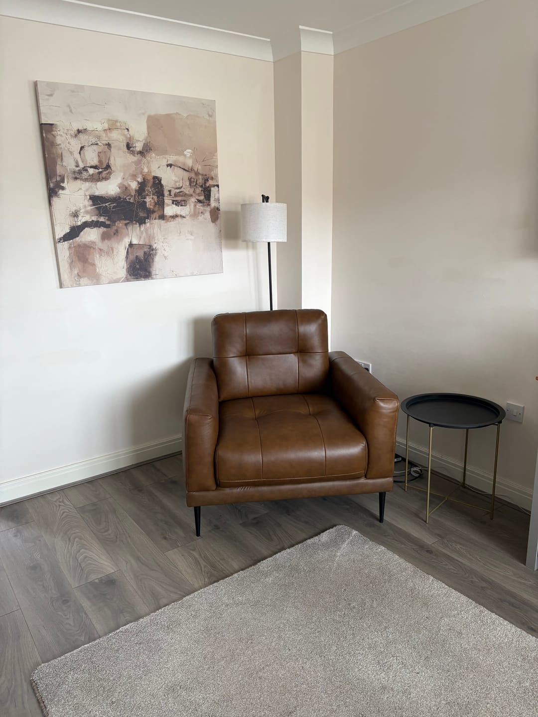 Customer photo review of Bailey 3 Seater Leather Sofa, Premium Cocoa
