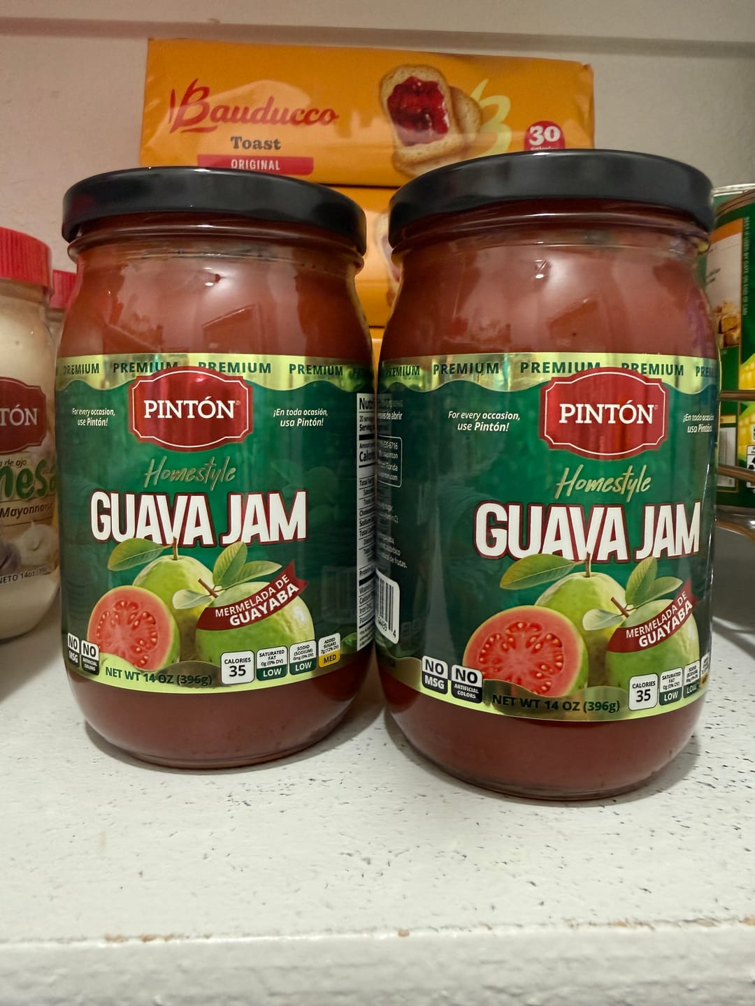 Customer photo review of PINTON Guava Jam  Mermelada de Guayaba – 14 oz (2-Pack)