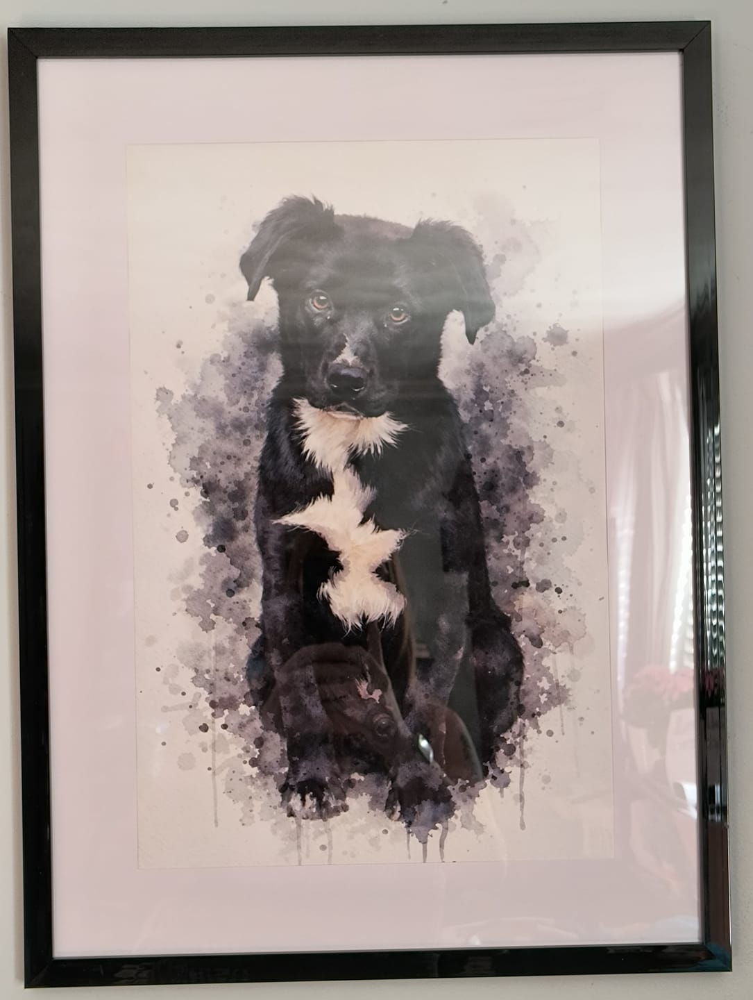 Customer photo review of Personalized Poster - Watercolor Realistic Portrait