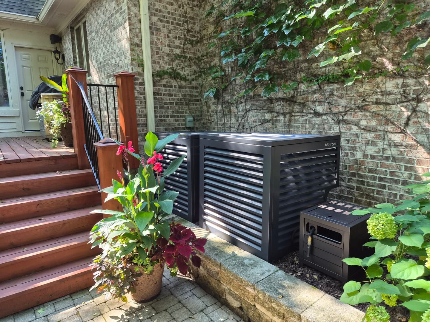 Customer photo review of Central AC Cover - Black
