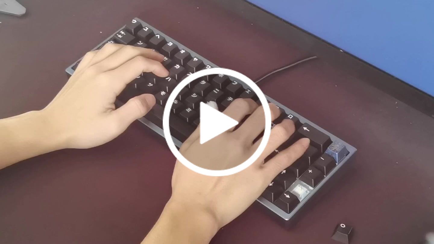 Customer video review of HMX Yogurt S Linear Switch Factory Lubed (10PCS)