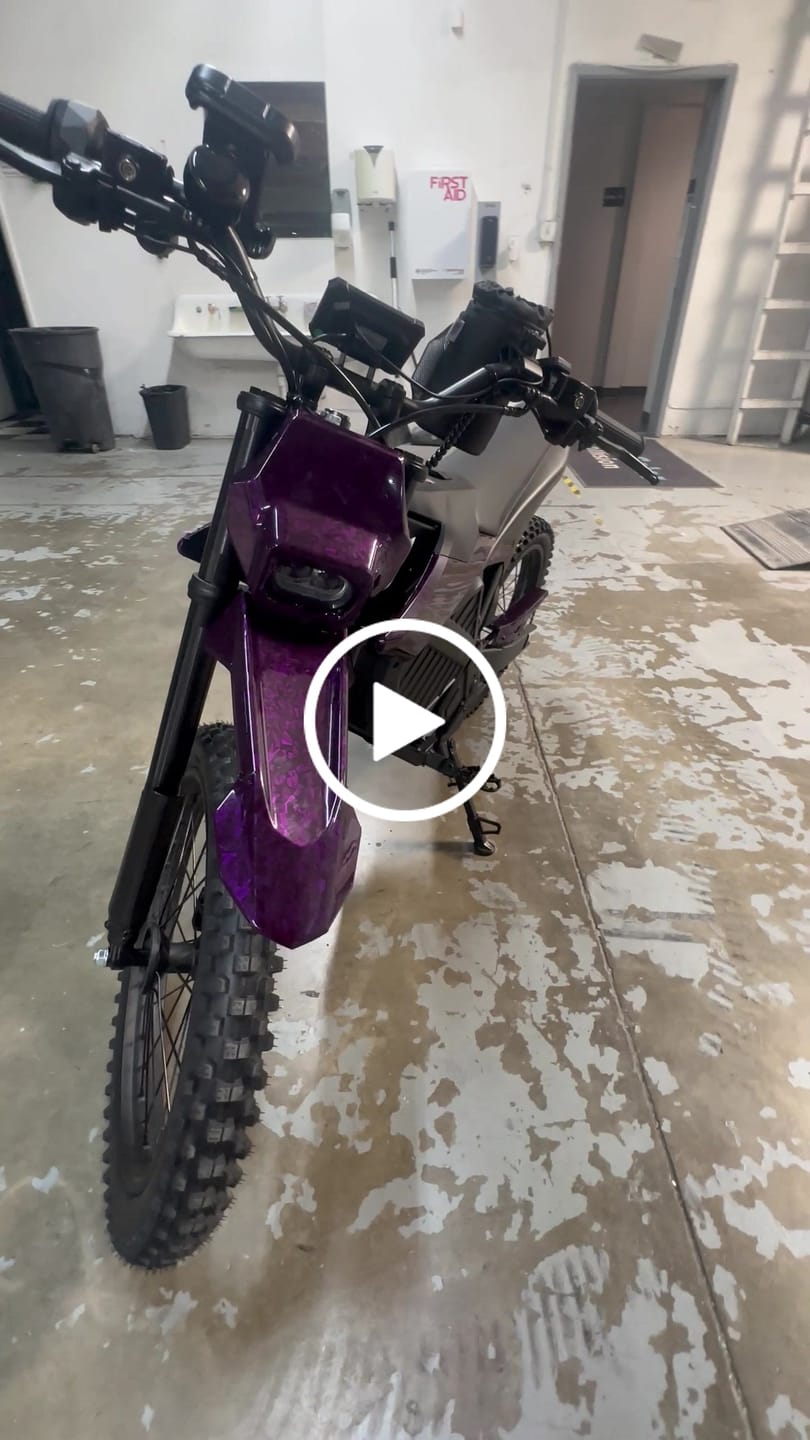 Customer video review of Eskute® RTX 19"17" 6500W Electric Dirt Bike for Adults
