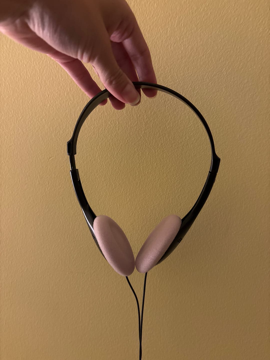 Customer photo review of Thick Replacement Foam Pad Cushions for Headphones - 2" Diameter