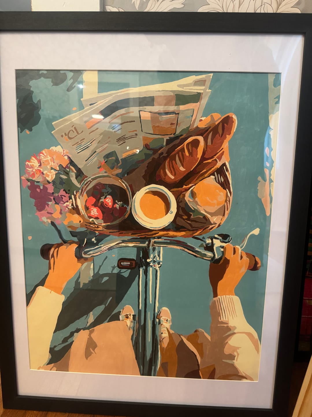 Customer photo review of Early ride | Paint by Number