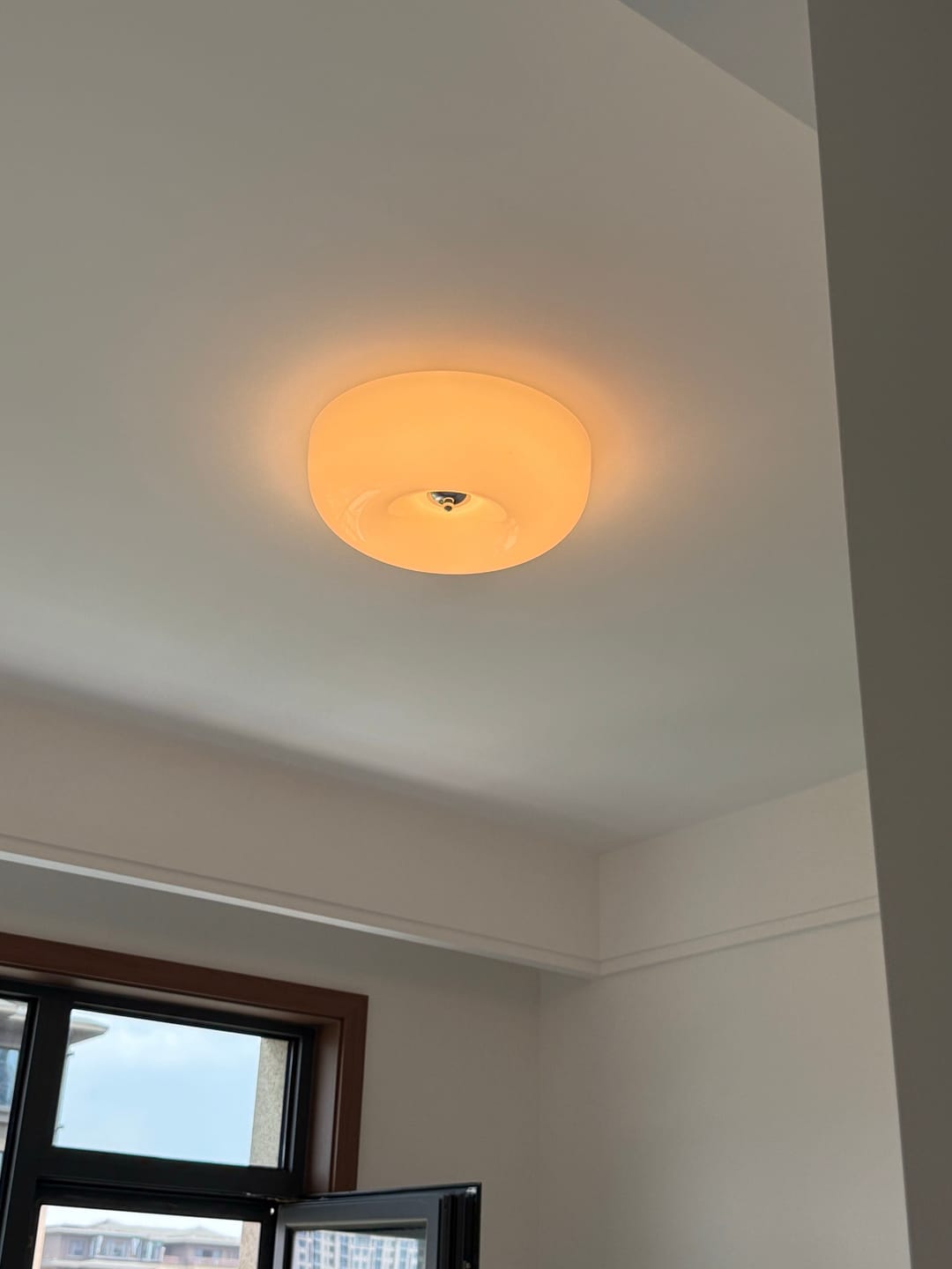 Customer photo review of Bauhaus Cream Ceiling Light