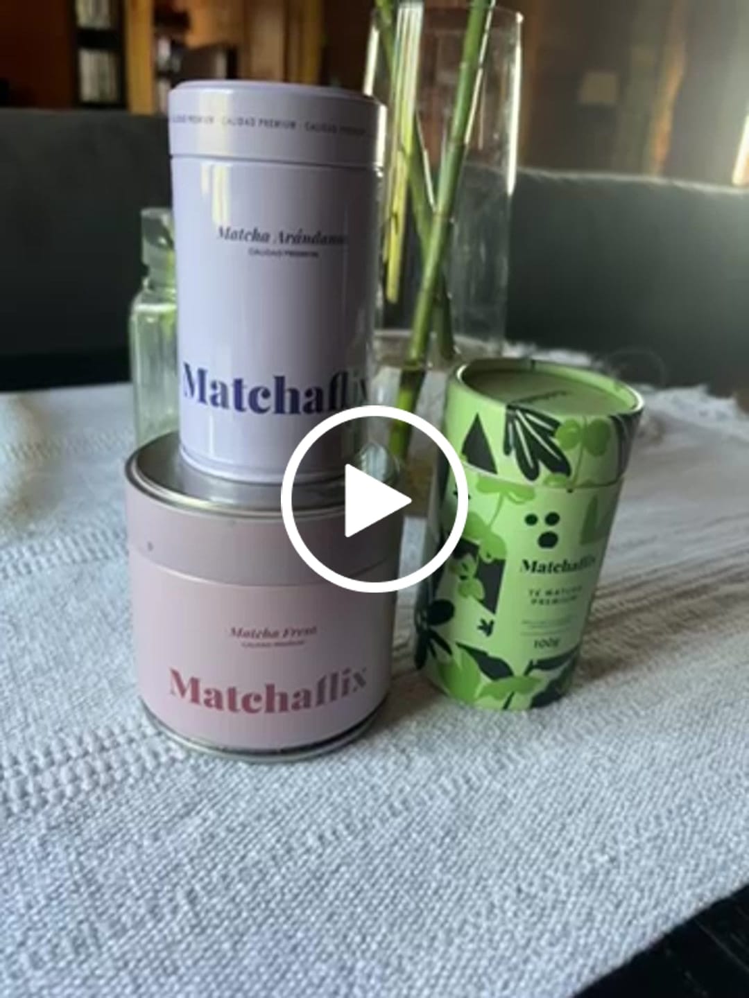 Customer video review of Té Matcha Premium Arándanos