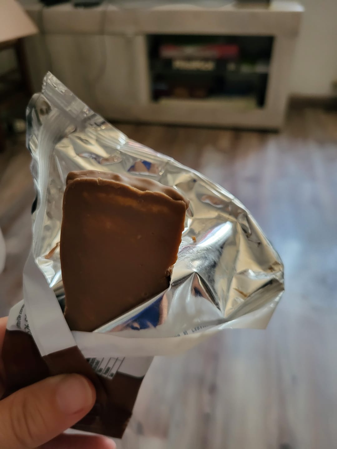 Customer photo review of Barretta keto protein al Cocco con Cioccolato Bianco e Mandorle