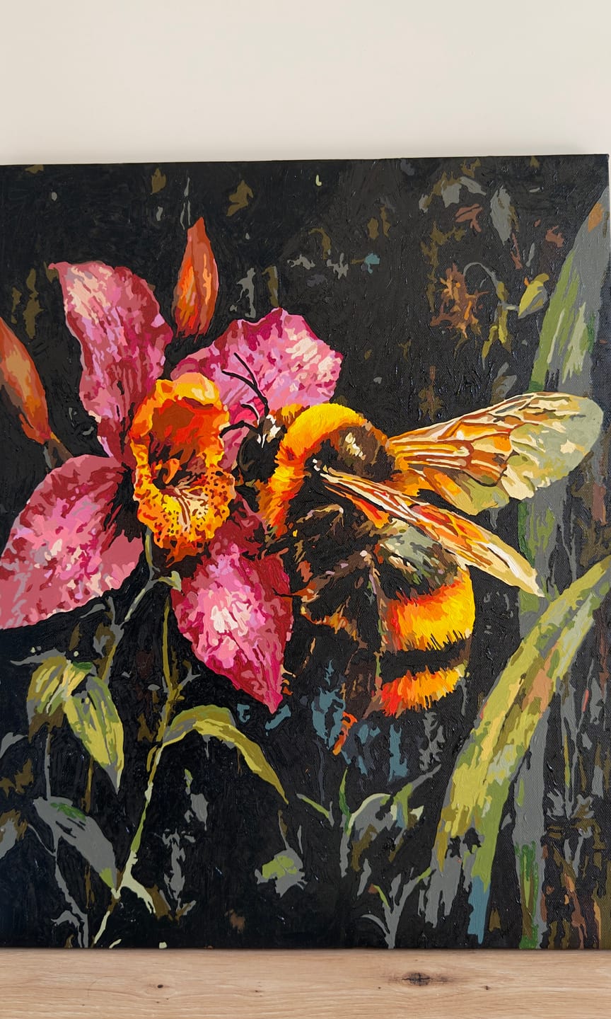 Customer photo review of Orchid & Bee Impasto