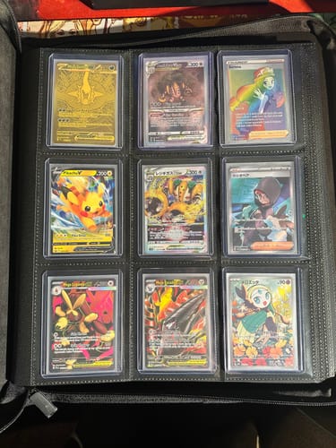 Customer photo review of Purple Evil - Toploader Trading Card Binder