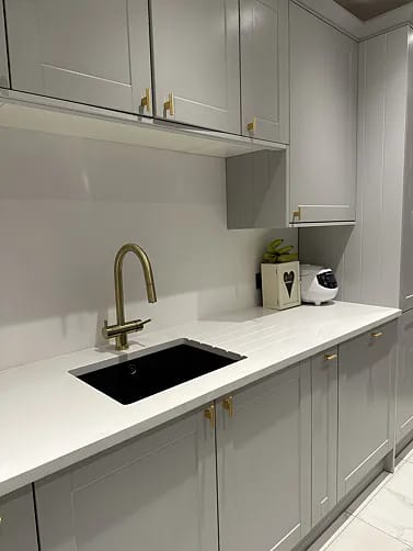 Customer photo review of Rondane - WaterMark Certified 3-Way Kitchen Faucet with Filter Tap & Pull-Out Sprayer for Kitchen Sink