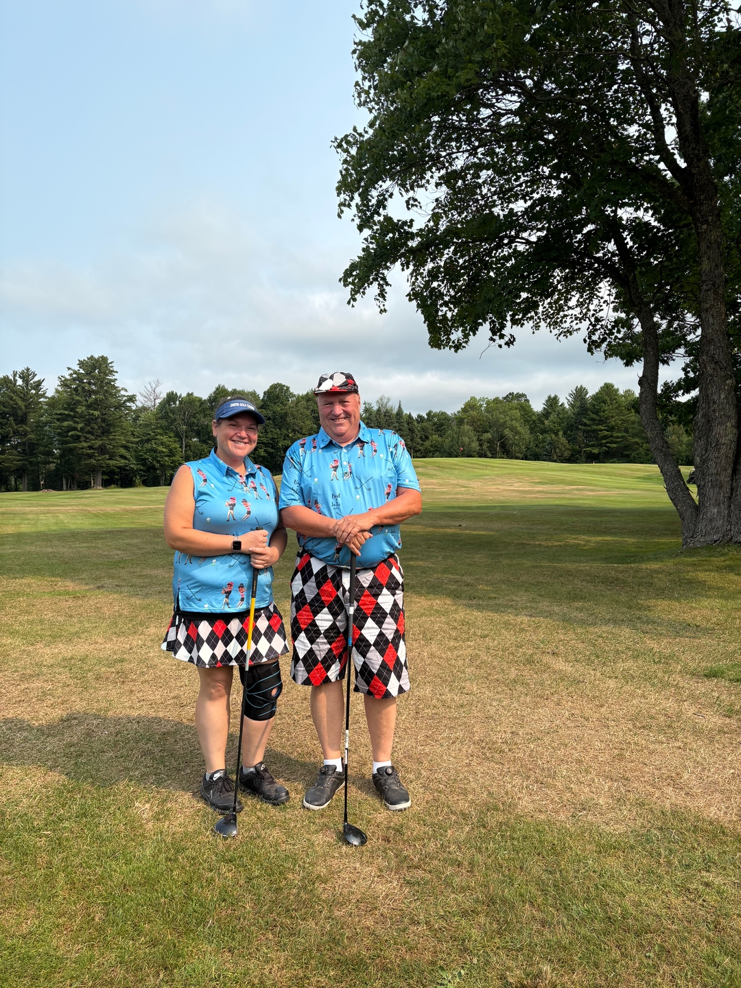 Golf Polo Couple Family set Custom Couple Photo Face & Name tournament golf outfit inspiration from Golf Gentry