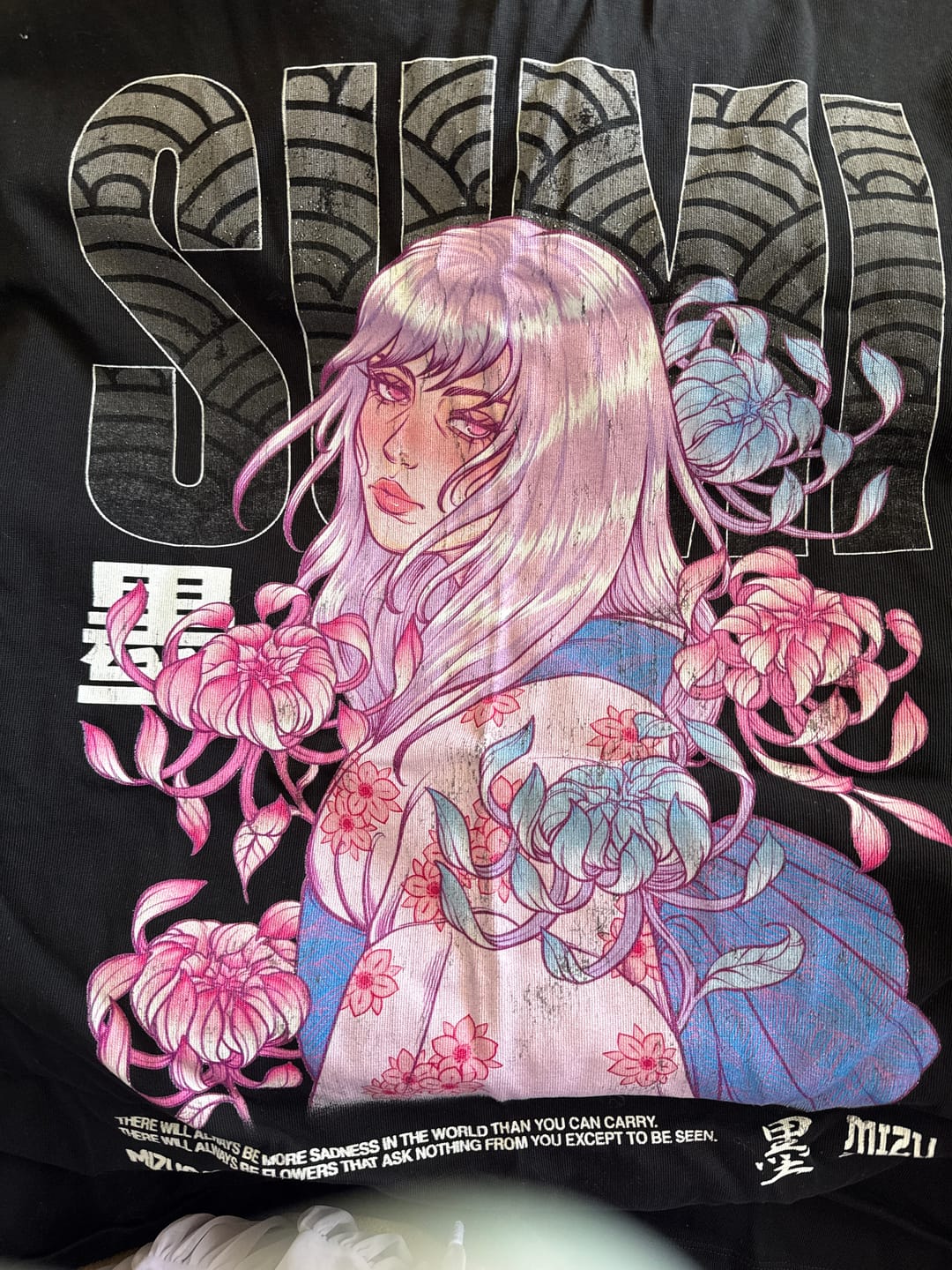 Customer photo review of SUMI 墨 | Heavyweight Tee | Black