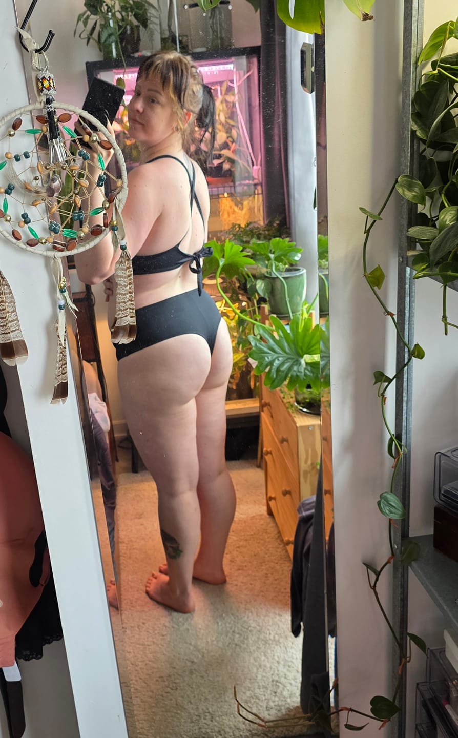 Customer photo review of 'Empower' Mid Rise Cheeky Bikini Bottom