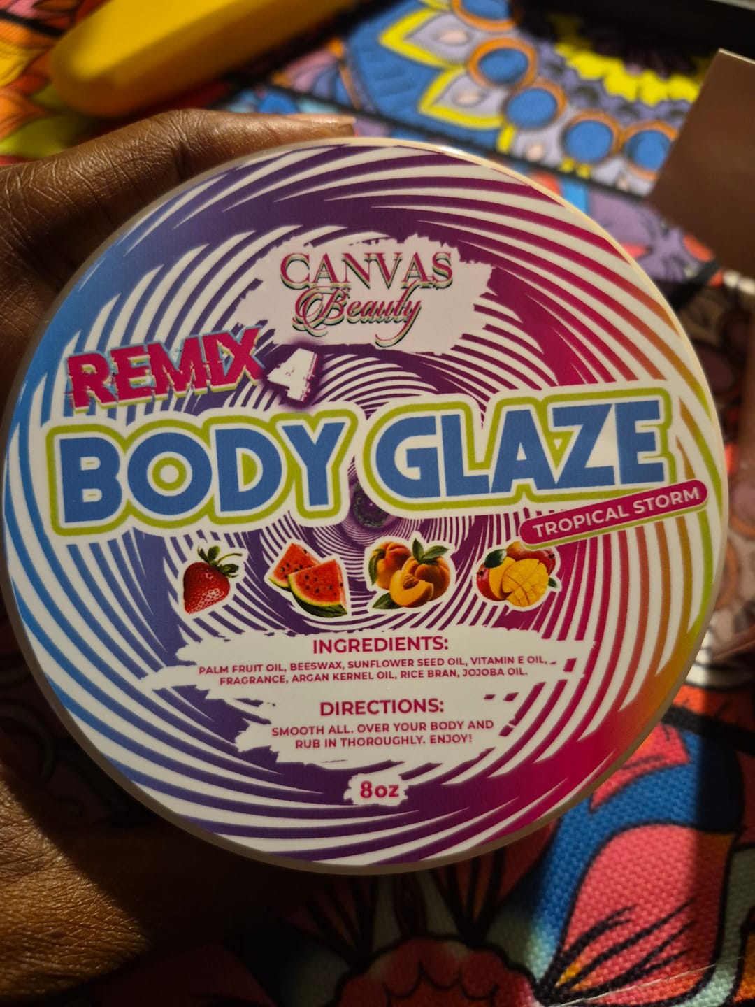 Customer photo review of (NEW) BODY GLAZE: REMIX 4 TROPICAL STORM