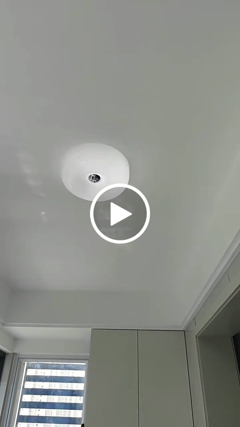 Customer video review of Bauhaus Cream Ceiling Light
