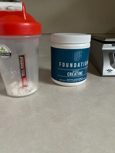 Customer photo review of Foundation Daily + Creatine Bundle