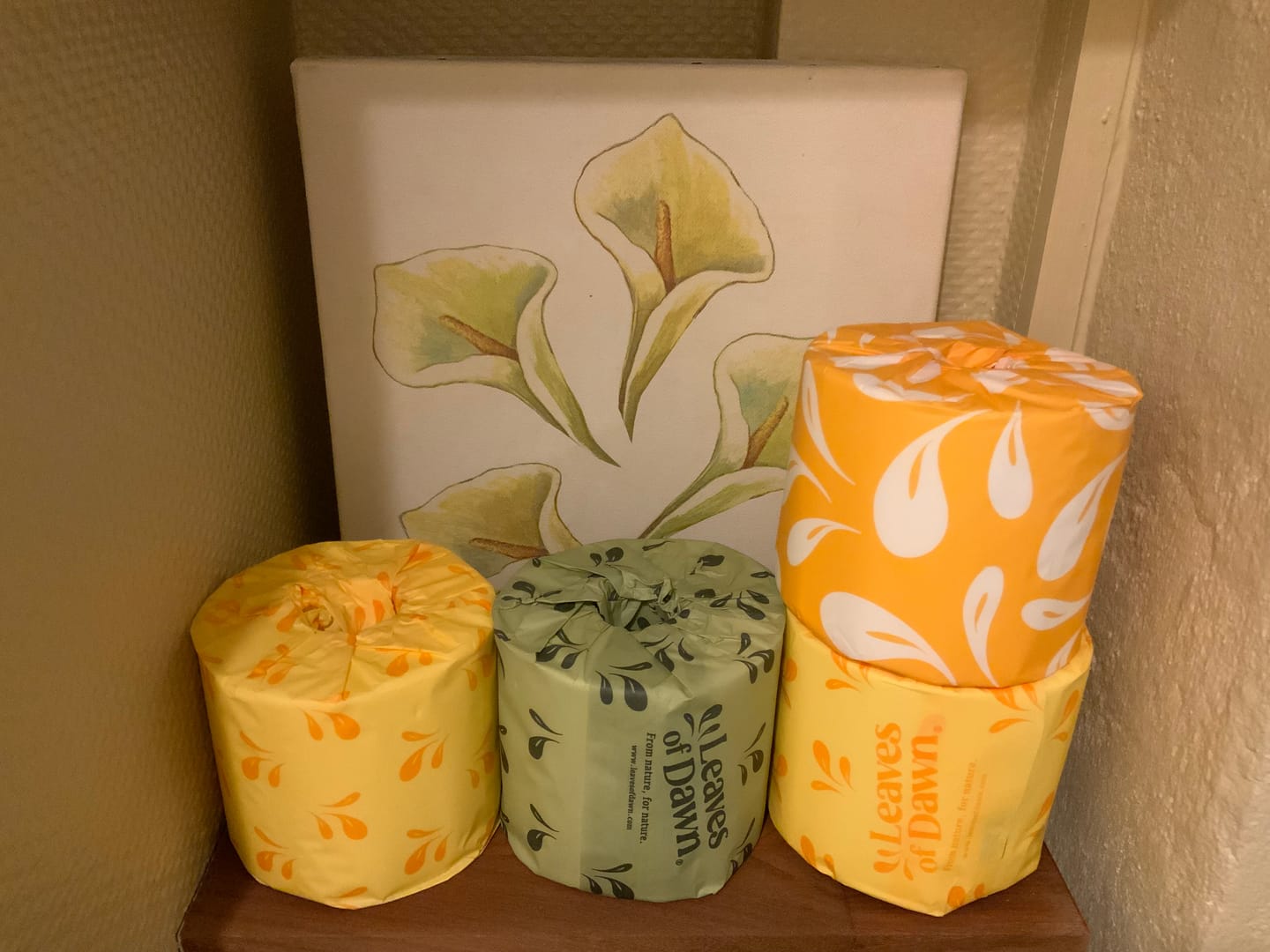 Customer photo review of 100% Bamboo Toilet Paper - 3ply -  40 meters