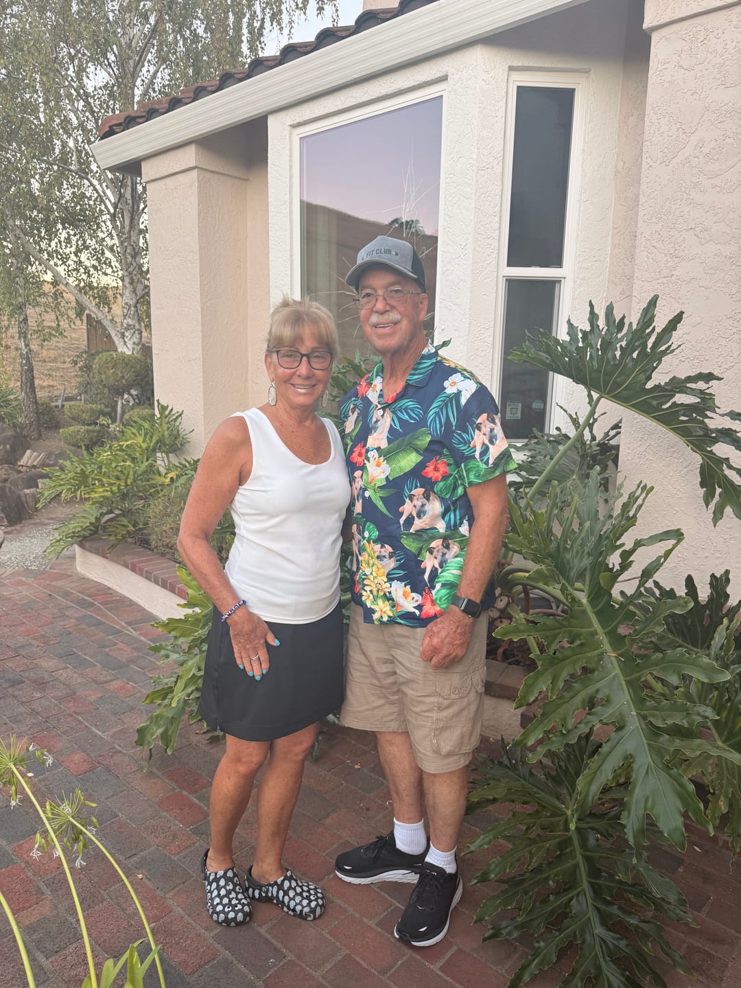 Customer photo review of Your photo - Personalized Hawaiian Shirt